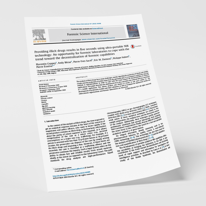 Providing illicit drugs results in five seconds using ultra portable nir technology nirstudio published article